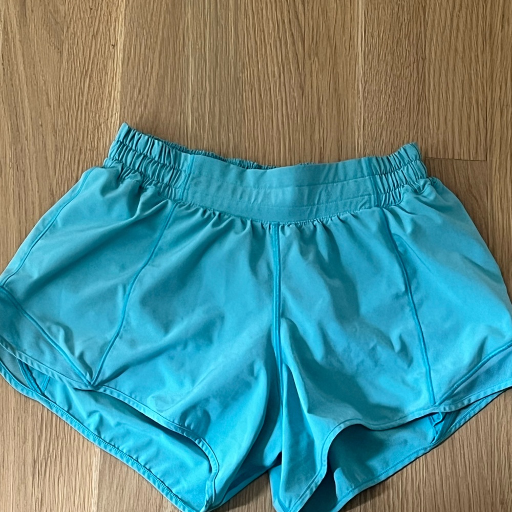 Lululemon Athletica Blue Athletic Shorts Lightweight Moisture-Wicking